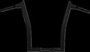 1-1/2" EZ Install Pointed Top Handlebar Black - 26 CM | Vendor No. 848016-B