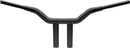 1-1/2" Kage Fighter T-Bar Black / Gloss For Harley Davidson FLHRXS 1868 ABS - 10 Inch