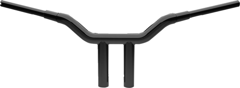 1-1/2" Kage Fighter T-Bar Black / Gloss For Harley Davidson FLHRXS 1868 ABS - 10 Inch