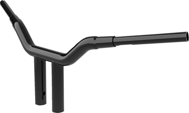 1-1/2" Kage Fighter T-Bar Black / Gloss For Harley Davidson FLHRXS 1868 ABS - 10 Inch