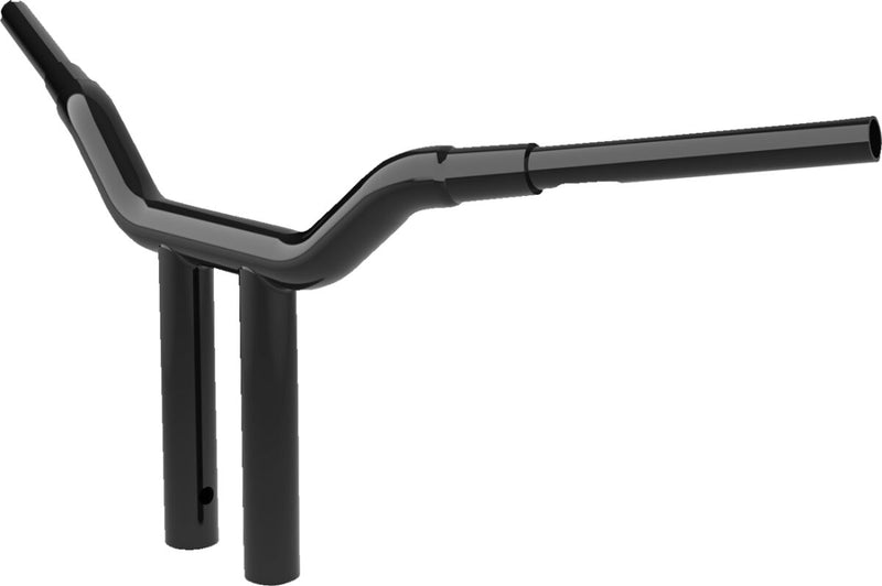1-1/2" Kage Fighter T-Bar Black / Gloss For Harley Davidson FLHTK 1868 ABS - 38 MM