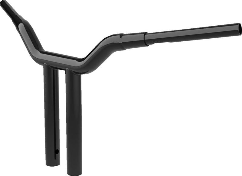 1-1/2" Kage Fighter T-Bar Black / Gloss For Harley Davidson FLHRXS 1868 - 38 MM