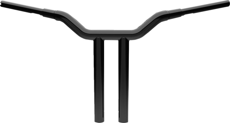 1-1/2" Kage Fighter T-Bar Black / Gloss For Harley Davidson FLHRXS 1868 ABS - 38 MM