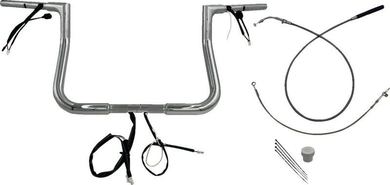 1-1/4" EZ Install Flat Top Handlebar Chrome - 32 MM | Vendor No. 749011