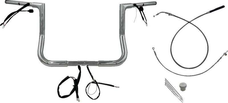 1-1/4" EZ Install Flat Top Handlebar Chrome - 25.4 MM | Vendor No. 749012