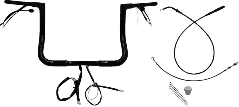 1-1/4" EZ Install Flat Top Handlebar Black - 25.4 MM | Vendor No. 749012-B