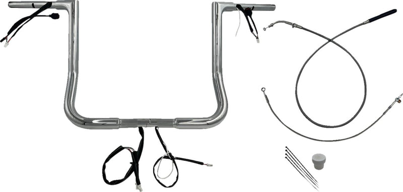 1-1/4" EZ Install Flat Top Handlebar Chrome - 32 MM | Vendor No. 749014