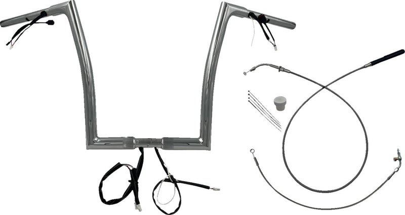 1-1/4" EZ Install Flat Top Handlebar Chrome - 26 CM | Vendor No. 749914