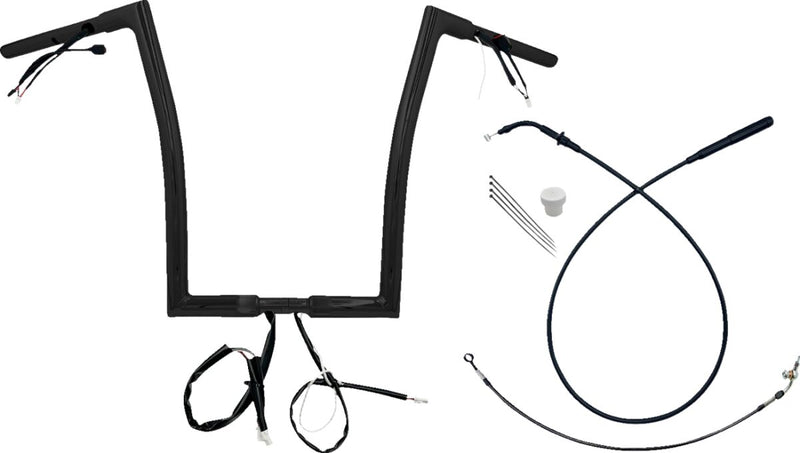 1-1/4" EZ Install Flat Top Handlebar Black - 32 MM | Vendor No. 749916-B