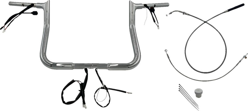 1-1/4" EZ Install Pointed Top Handlebar Chrome - 32 MM | Vendor No. 949011