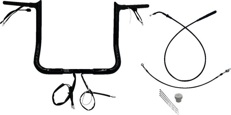 1-1/4" EZ Install Pointed Top Handlebar Black / Gloss - 32 MM | Vendor No. 949014-B