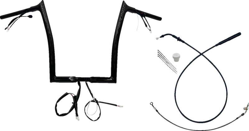 1-1/4" EZ Install Pointed Top Handlebar Black / Gloss - 32 MM | Vendor No. 949914-B