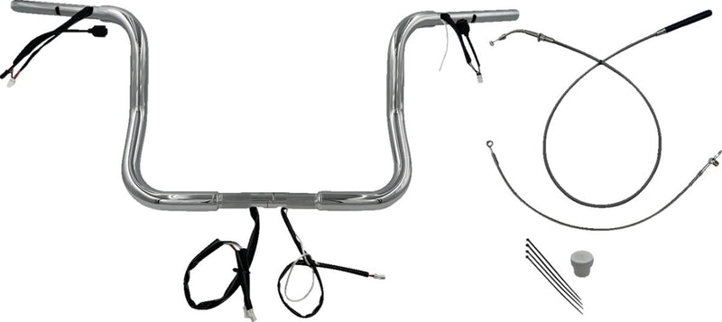 1-1/4" EZ Install Round Top Handlebar Chrome - 25.4 MM | Vendor No. 939012