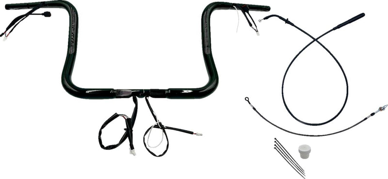 1-1/4" EZ Install Round Top Handlebar Black - 25.4 MM | Vendor No. 939012-B