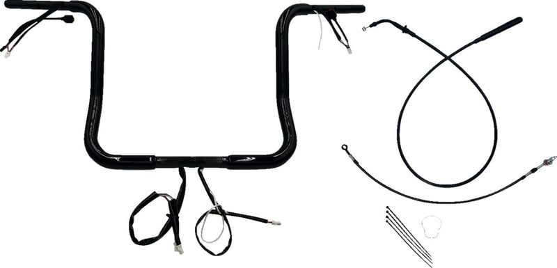 1-1/4" EZ Install Round Top Handlebar Black - 25.4 MM | Vendor No. 939014-B