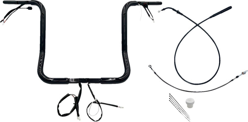 1-1/4" EZ Install Round Top Handlebar Black - 25.4 MM | Vendor No. 939016-B