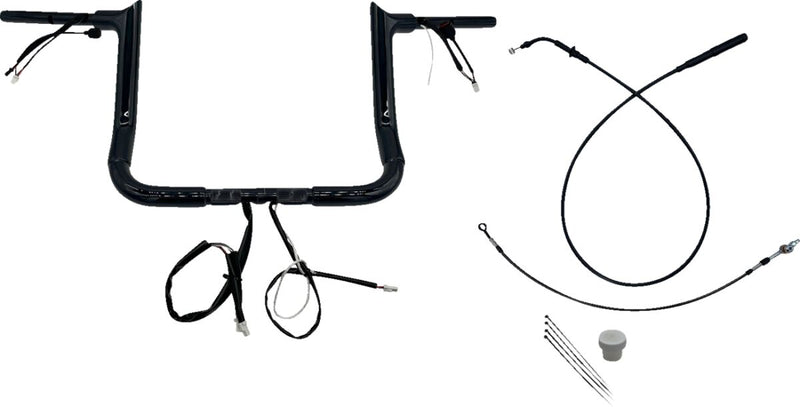 1-1/2" EZ Install Pointed Top Handlebar Black - 91.5 CM | Vendor No. 849012-B