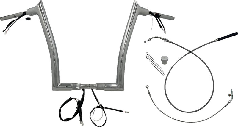 1-1/2" EZ Install Pointed Top Handlebar Chrome - 26 CM | Vendor No. 849914