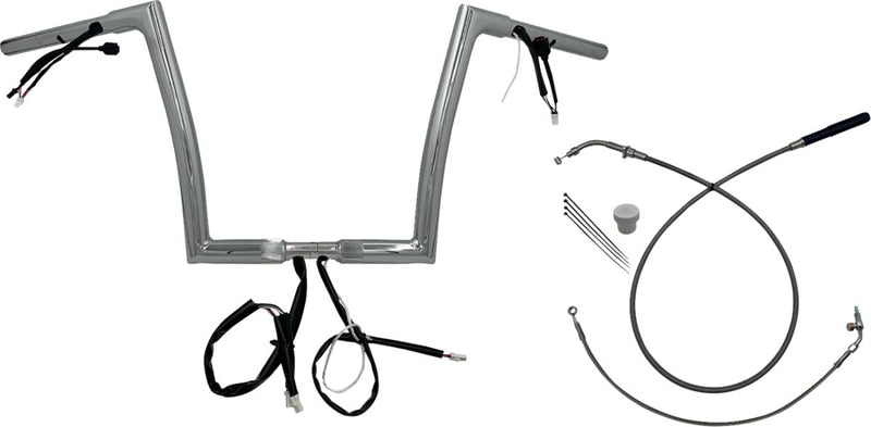 1-1/4" EZ Install Flat Top Handlebar Chrome - 32 MM | Vendor No. 749912