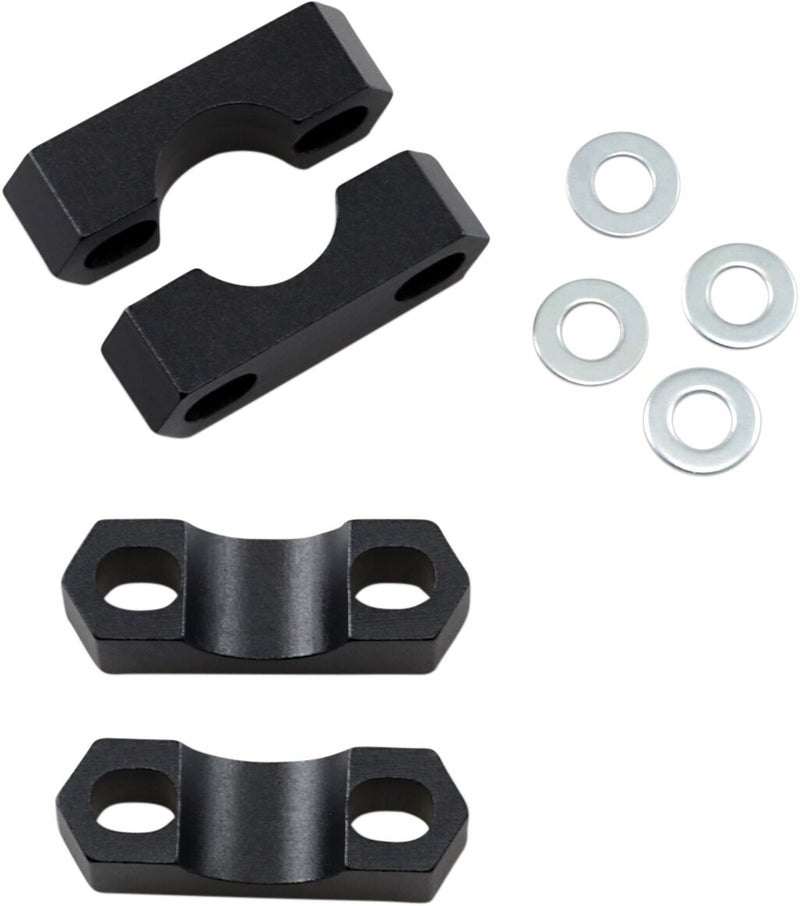 Powerriser 325 Pivoting Riser Handlebar Clamp Black / Flat - 22 MM