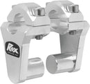 Pivoting Handlebar Risers for 7/8" Bar Clamps Chrome For BMW F 650 GS 2000-2007