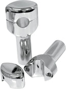 Handlebar Risers for 1" Handlebars Chrome For Honda VTX 1300 R 2005-2009 - 25.4 MM