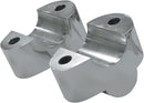 Handlebar Riser Extensions Chrome / Polished For Harley Davidson FXDB 1584 - 25.4 MM