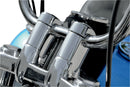 Handlebar Riser Extensions Chrome / Polished For Harley Davidson FXDB 1584 2008-2012 - 25.4 MM