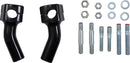 Kickback Handlebar Risers Black / Gloss / Powder-Coated For Harley Davidson FLD 1690 ABS 2016 - 25.4 MM