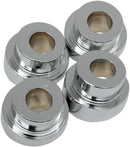 Angled Handlebar Riser Bushing Kit Chrome For Harley Davidson FLD 1690