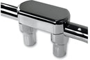 Hefty Handlebar Riser & Top Clamp Kit Chrome For Harley Davidson FLD 1690 ABS 2015-16 - 32 MM