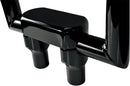 Hefty Handlebar Riser & Top Clamp Kit Black / Gloss For Harley Davidson FLDE 1750 ABS 2018 - 32 MM