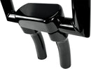 Hefty Handlebar Riser & Top Clamp Kit Black / Gloss For Harley Davidson FLD 1690 ABS 2015-2016 - 32 MM