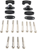 Aluminum Handlebar Riser Kit Anodized / Black - 28.6 MM