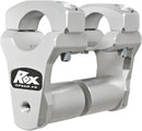 Extended Stem 2" Pivoting Handlebar Riser for 1-1/8" Handlebars Matt / Silver For Can Am (BRP) SPYDER 1330 F3 2018-2022