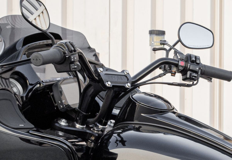 6-1/2" Handlebar Riser Black - 1/2-13