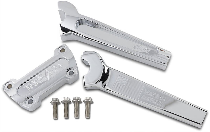 8" Handlebar Riser Chrome - 1/2-13