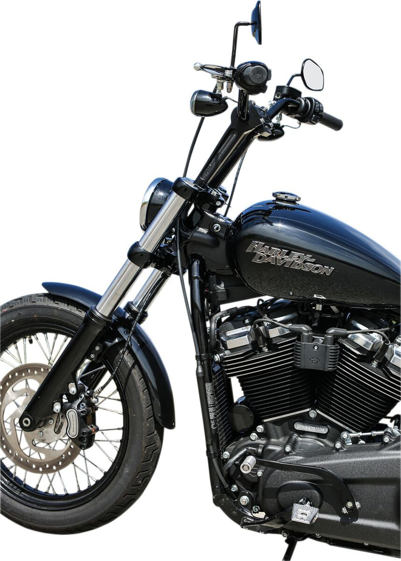 Handlebar Riser Black For Harley Davidson FXBR 1750 ABS - 1/2-13