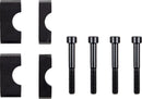 Universal 7/8" Bar Risers Black /Flat - 22 MM