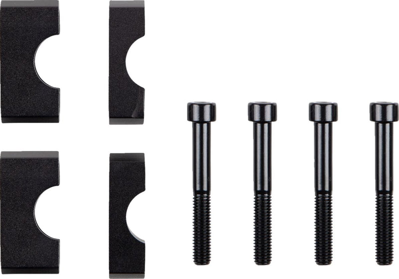 Universal 7/8" Bar Risers Black /Flat - 22 MM