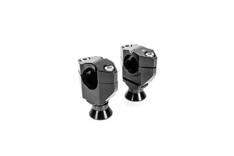 2D.GT Handlebar Risers Black For Suzuki DL 1050 ABS