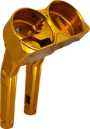Method Kickback Handlebar Riser Gold / Polished For Harley Davidson FLHRXS 1868 ABS - 25.4 MM