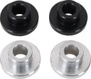 Solid Riser Bushing Kit Black / Raw For M8 Softail/Touring