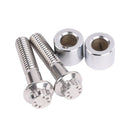 Gauge Bolt Kit For OG Risers Silver