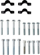Risers Black / Flat / Silver For Kawasaki KX 112 2022-2025