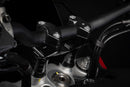 2D.GT Handlebar Risers Black For Moto Guzzi V100 1050 Mandello ABS
