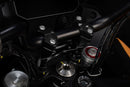 2D.GT Handlebar Risers Black For Moto Guzzi Stelvio 1000 ABS
