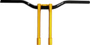 Phatbar & Riser Kit Black / Gloss / Gold For Harley Davidson FXBB 1750 ABS 2020 - 25.4 MM