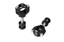 Bar Mounts For OEM Triple Clamps Black / Silver For Kawasaki KX 250 2021-2024