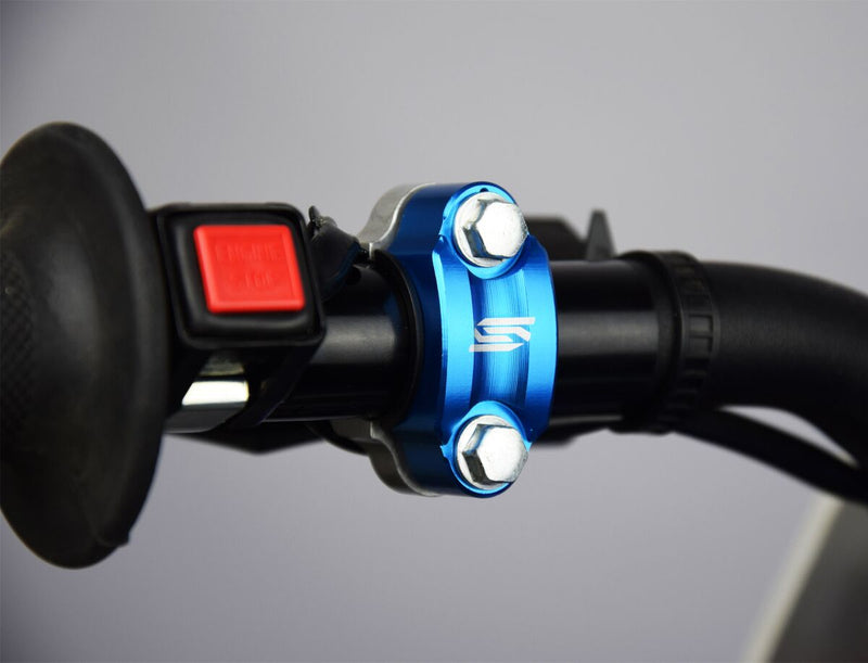 Universal Rotating Bar Clamp Anodized / Blue